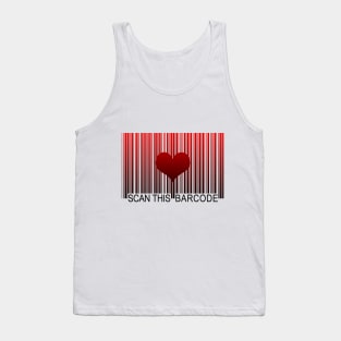 i love you barcode Tank Top